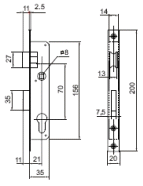 Fechadura S/7539.2